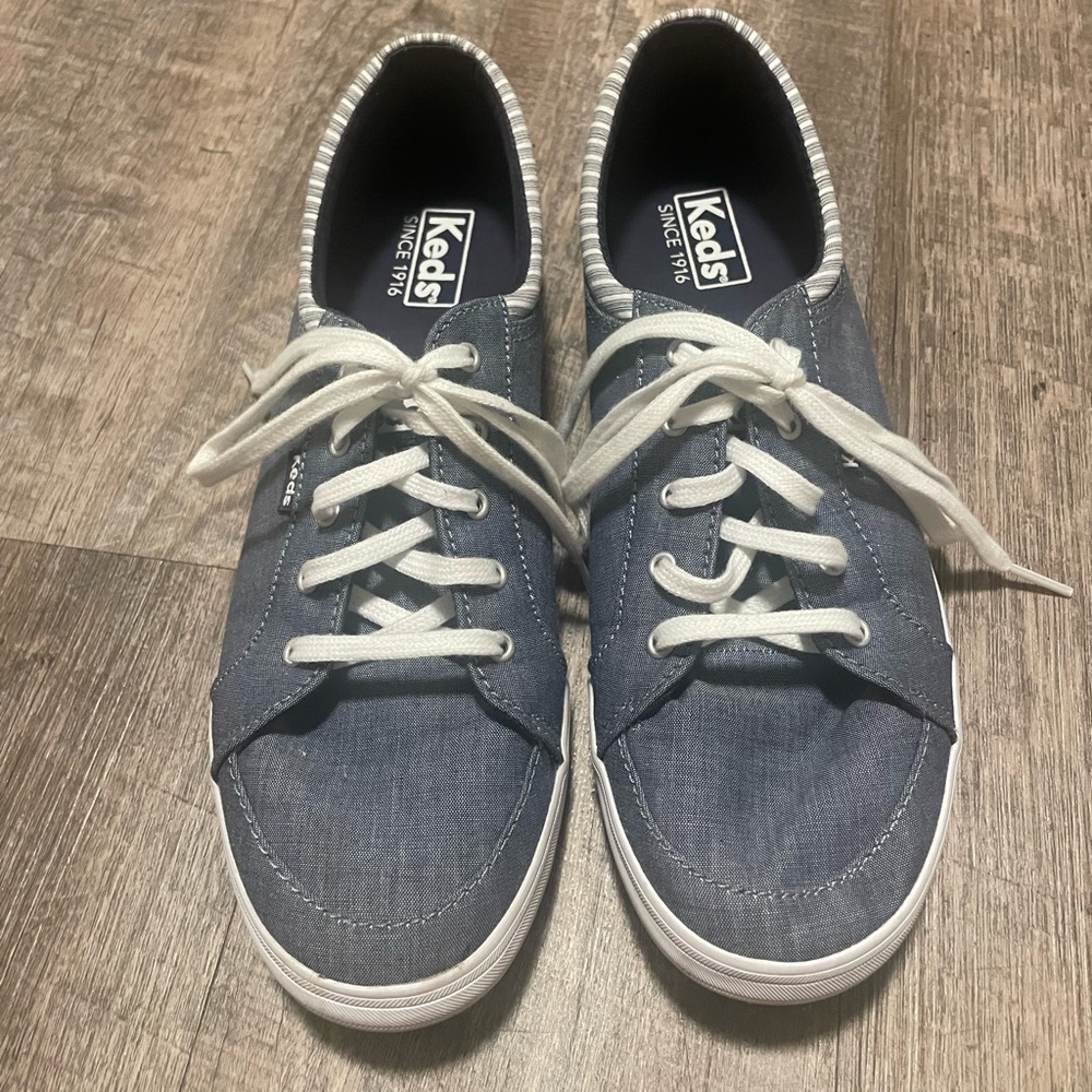 Keds blue canvas sneakers